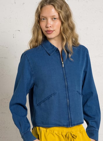 Classic denim jacket BELLA JONES Blue